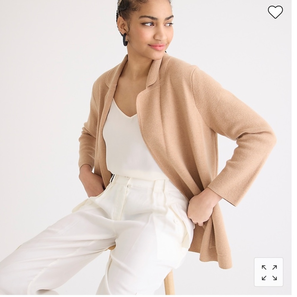 J Crew Eloise sweater-blazer Size XS